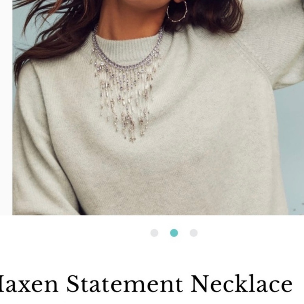 Kendra Scott🔥Maxen Bib Necklace in Silver
